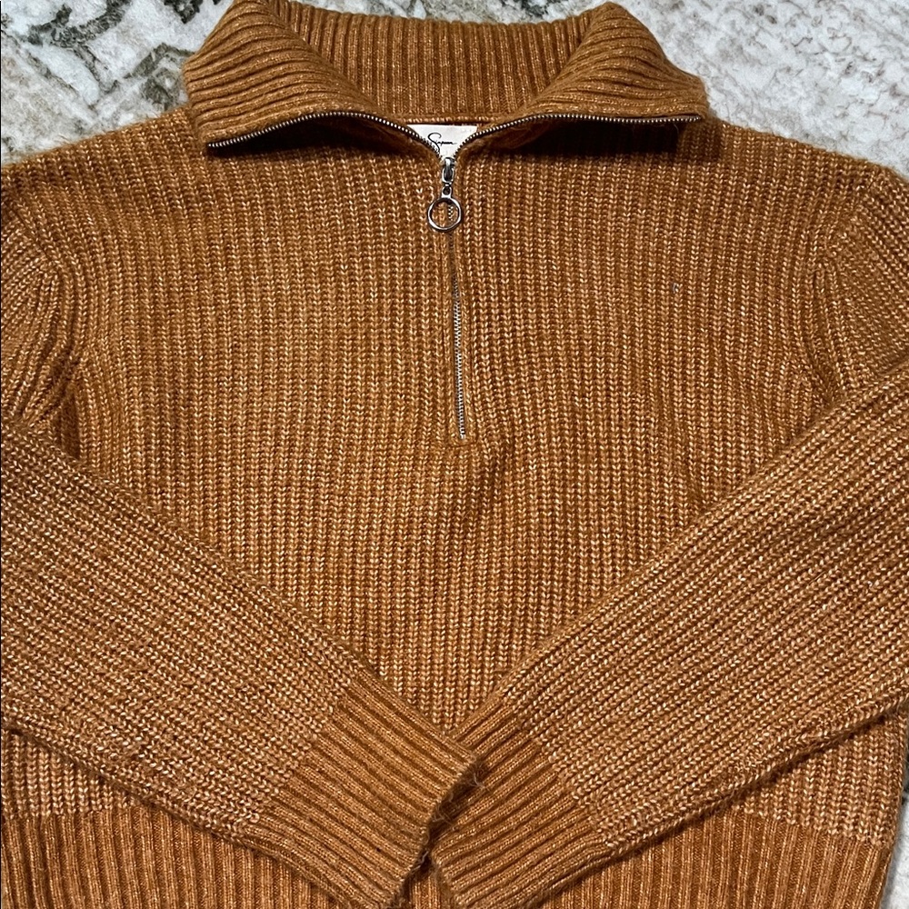 Jessica Simpson Women’s Zip-Up Sweater